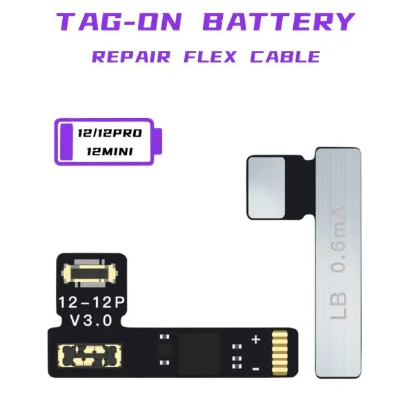 Luban Tag-On Battery Repair Flex Cable (iPhone 12/12 Pro/12 Mini)